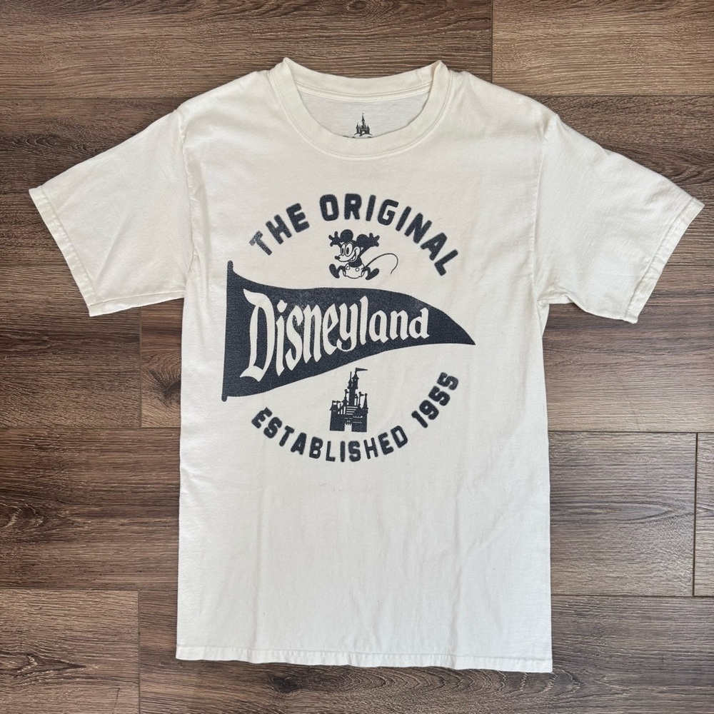 Disneyland 'The Original' Graphic Tee, Disney Parks, White Navy